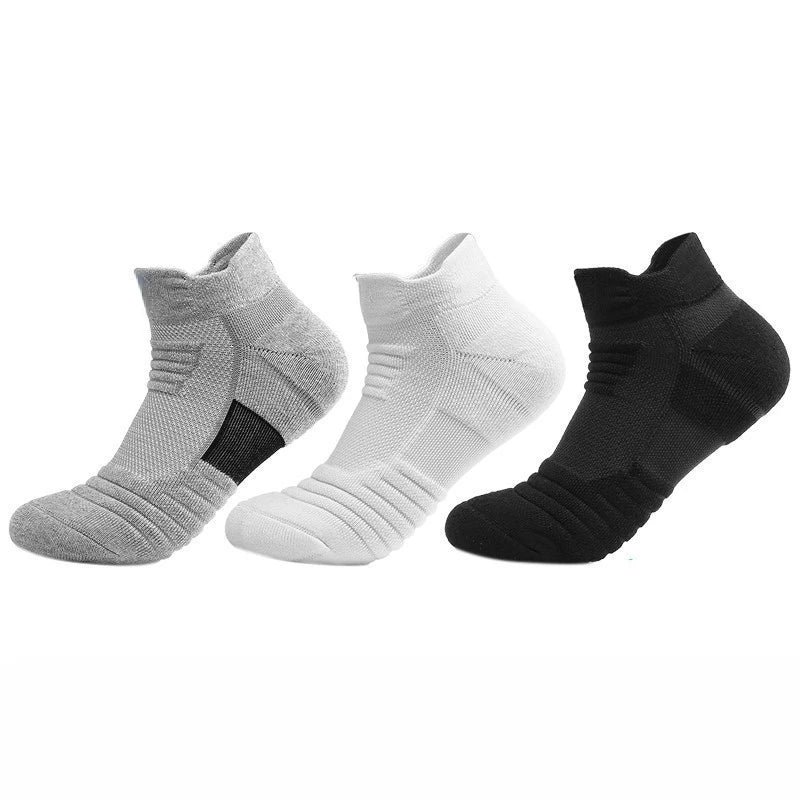 3pc Anti-slip Unisex Cotton Socks