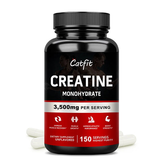 Creatine Monohydrate Capsule for Body Building Endurance Whey Protein Supplements Muscle Gym Proteins for Sports Health