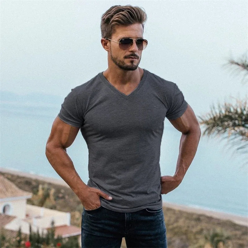 Gym V Neck T-shirt