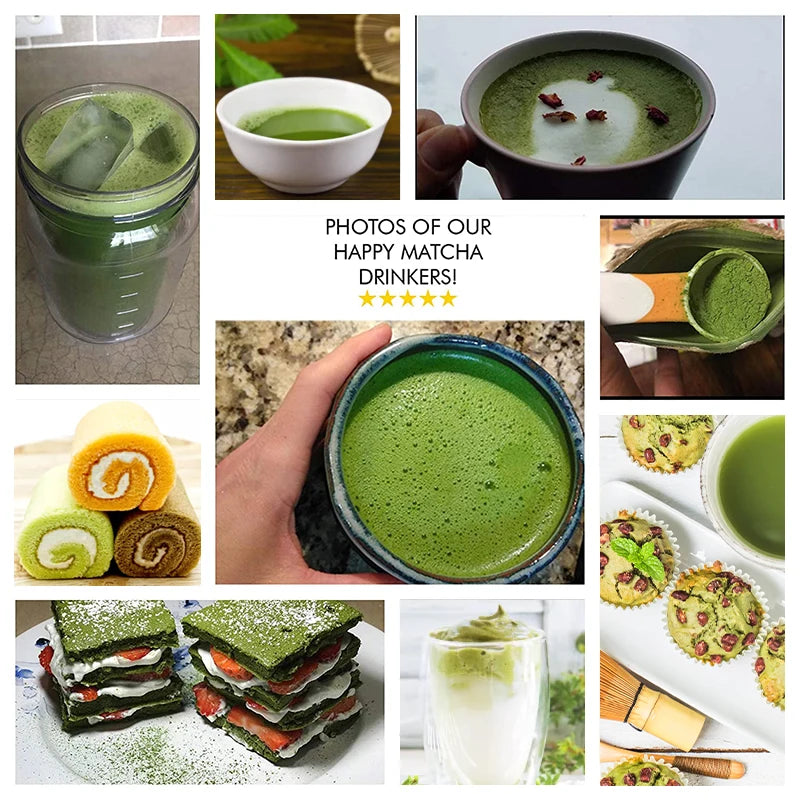 Pure Matcha Natural Slimming Products for Fat Burning, Dessert & Baking Drink Vegan, Gluten-free, Rich In Antioxidant & Vitamin