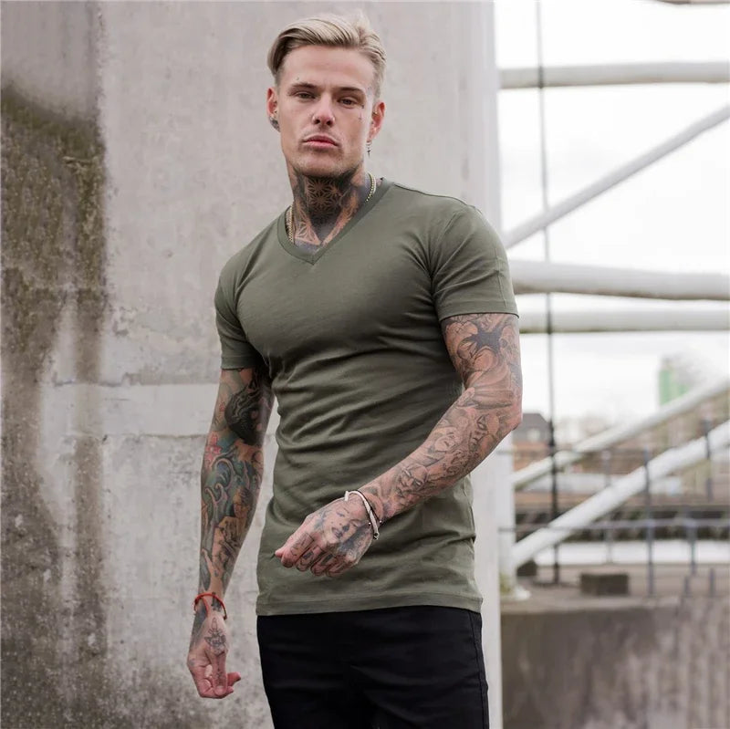 Gym V Neck T-shirt